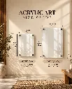 Acrylic Art Size Guide in Sunlit Interior.webp