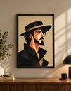 The Midnight Maverick Frame Poster - X10
