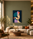 Abstract Muse | Modern Geometric Canvas Wall Art - X13